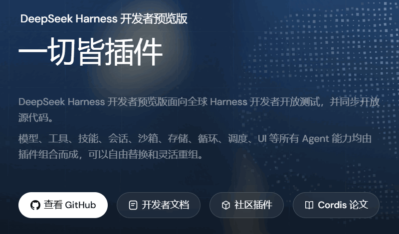 DeepSeek Harness 开发者预览版（v0.1）全维度技术解读